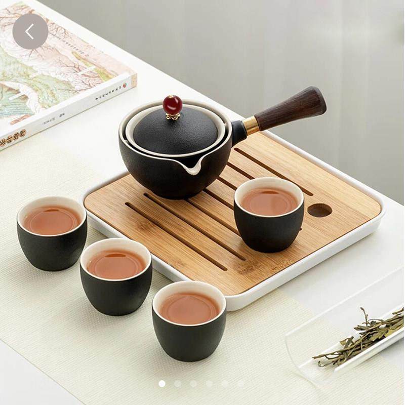 小康泡旅行茶具套装懒人旋转泡茶壶金镶玉梦匣茶舍便携功夫逍遥壶