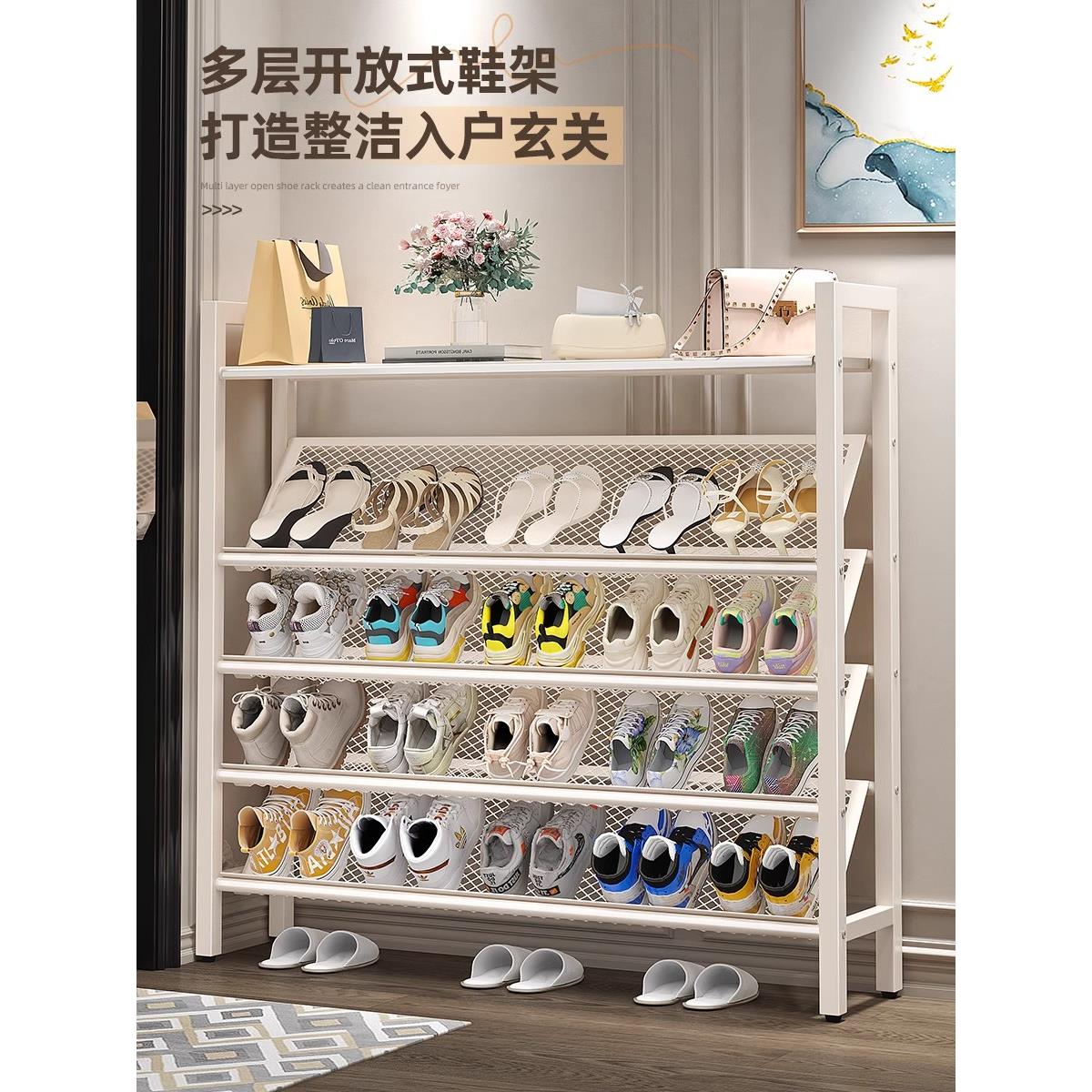 日本进口鞋架,用于家庭多层门道,节省空间入口,小窄鞋柜,宿舍