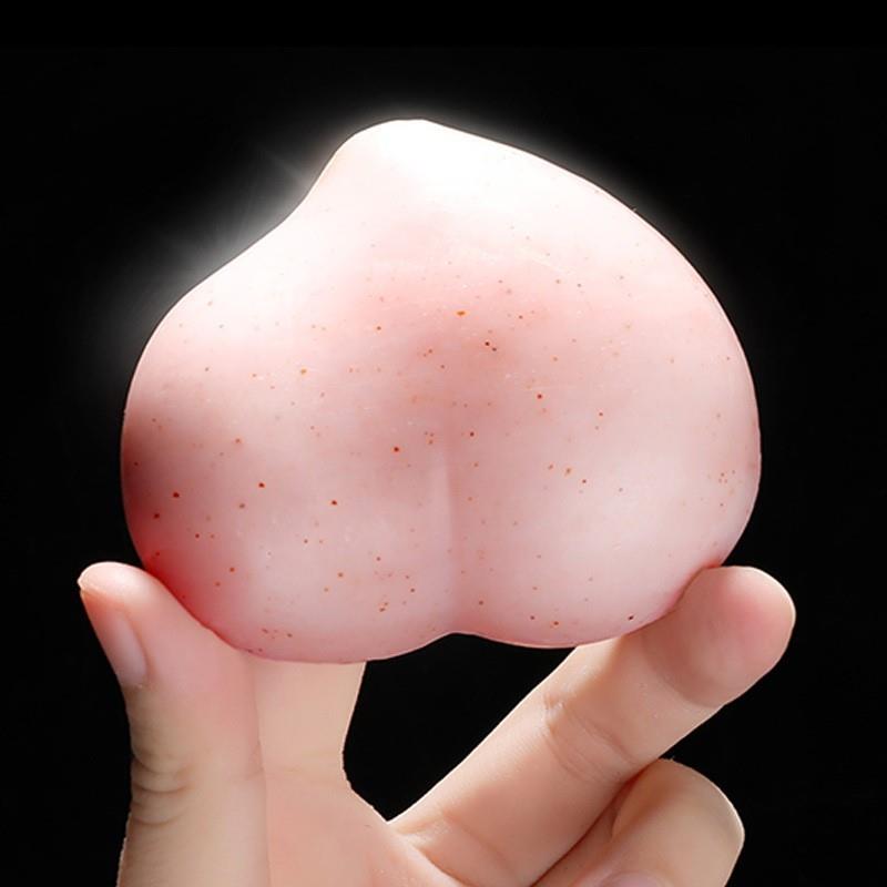 去黑色素PP皂拉丝洗脸粉嫩手工皂蜜桃美臀屁屁皂香皂正品