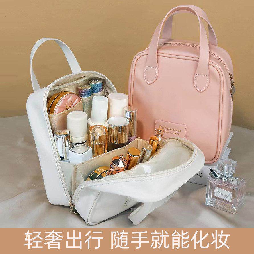 化妆包女2024新款高端可携式手提大容量出差旅行护肤品洗漱收纳袋