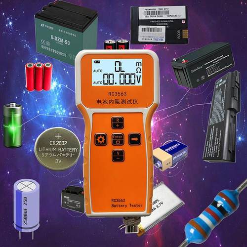 RC3563高精度电池电压内阻测试仪三元锂电/TYPE-C口/蓄电池/18650