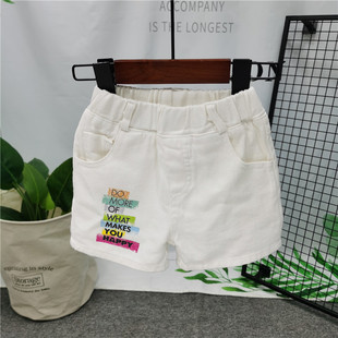 儿童休闲牛仔短裤宝宝三分裤2021夏季新款韩版男女童时尚百搭热裤