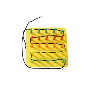 儿童智力桩木组合早教玩具t彩色绕珠幼儿园桩智积板穿插树益工作
