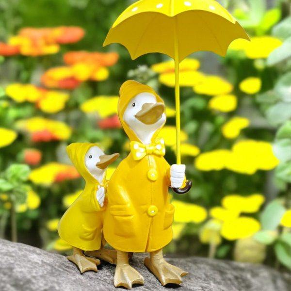 庭院花园摆件母子鸭撑伞花架装饰品别墅露台阳台民宿院子景观摆件,家居饰品,户外/庭院摆件,淘宝优惠券,粉丝福利购,淘宝优惠卷