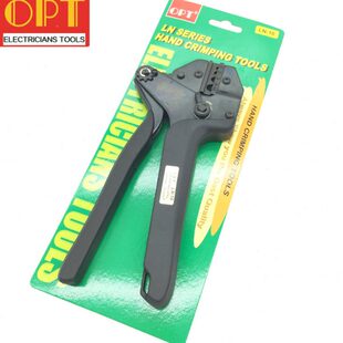 原装台湾OPT压线钳棘轮压接钳子进口绝缘欧式裸端子工具LN-03C 10