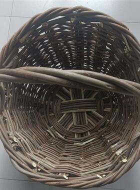 柳条抬框竹篓竹筐竹篮收纳白蜡耐用型大筐抬筐抗洪抢险东北土篮子