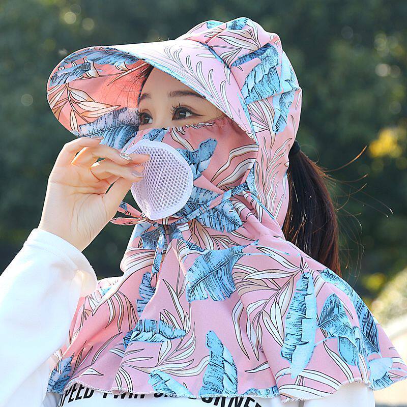 防晒帽子女夏天大沿遮脸护