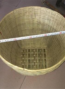 竹编制品大号竹筐 垃圾竹箩杂货储物收纳竹筐竹篮子田园竹篓筐