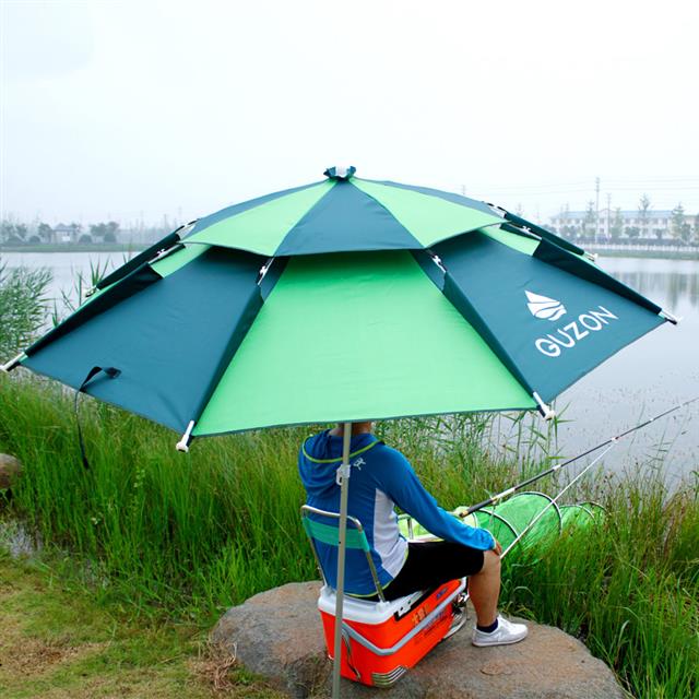 钓鱼伞22米万向防雨户外折
