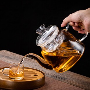 加厚蒸茶壶蒸汽煮茶器家用全自动上水电陶炉大容量耐热玻璃养生壶