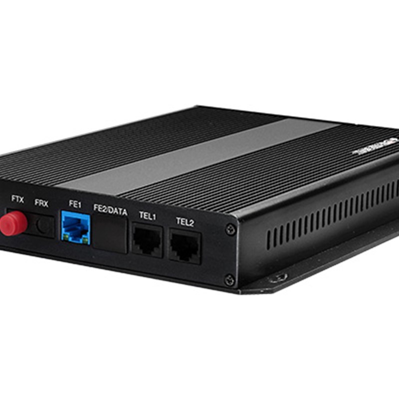 恒捷HJA2001语音电话光端机1 2 4 8路PCM综合复用设备双纤单纤E1