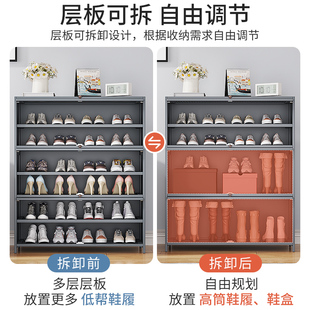 架带柜门入户 鞋 柜楼梯客厅家用实木玄关2022新款 爆款 走廊门口小鞋