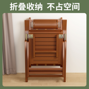 躺椅午休折叠午睡椅阳台家用休闲舒适靠背椅子坐躺两用竹凉椅懒人