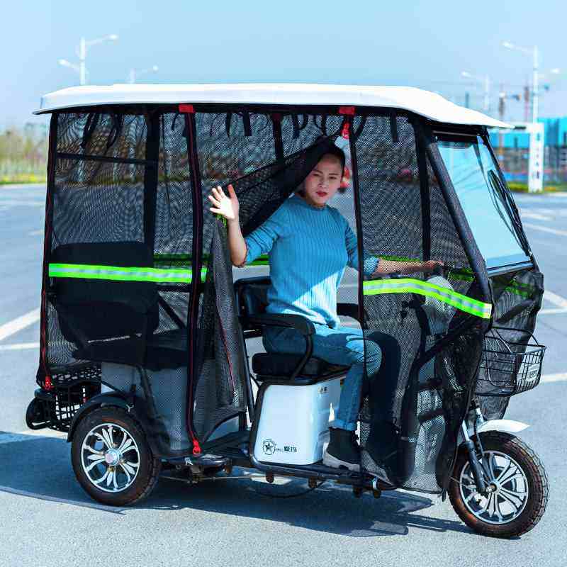 电动三轮车夏季防晒围帘新款车棚遮阳网帘电瓶车雨棚门帘车篷蓬罩,户外/登山/野营/旅行用品,遮阳篷/雨篷/车篷/广告篷,淘宝优惠券,粉丝福利购,淘宝优惠卷