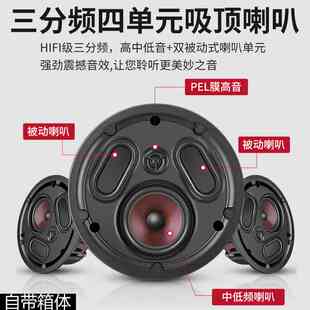 定阻吸顶喇叭背景音乐系统嵌入式家庭影音音响卫生间吊顶天花音箱