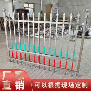 不锈钢变压器箱变围栏围墙护栏工厂小区别墅庭院固定栏杆隔离栅栏