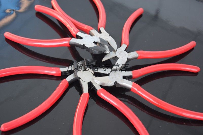 舒一铁圈专用剪刀斜口钳5英寸带弹簧斜口钳DIY手工钳,文具电教/文化用品/商务用品,剪刀,淘宝优惠券,粉丝福利购,淘宝优惠卷