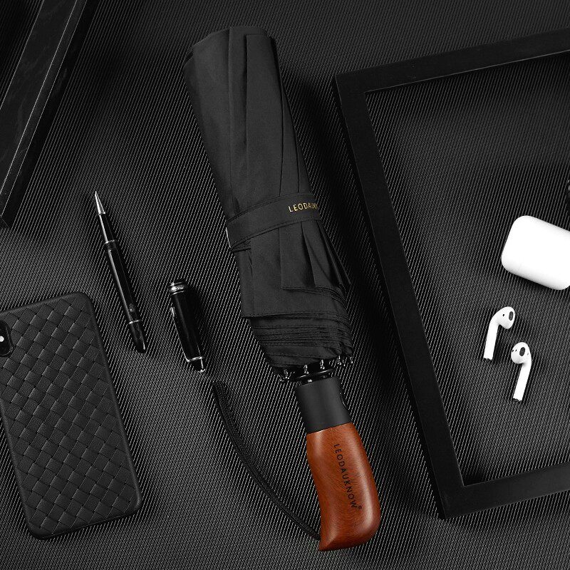 十骨加固抗风雨伞男一键全自动个性创意号自动伞开大双人收折叠女