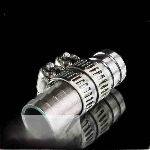 304不锈钢双头宝塔倒刺竹软硅胶水管皮革管接头8 10 12 16 20 25