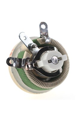 圆形磁盘电阻器 BC1-25W 1R/2R/3R/5R 可调电位器线绕瓷盘电阻