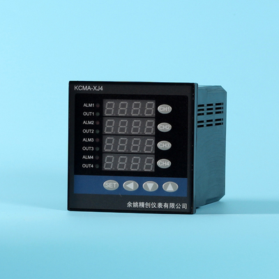 万能输入KCMD-XJ4W智能多路温控仪四路数显示4路PID调节温度仪表