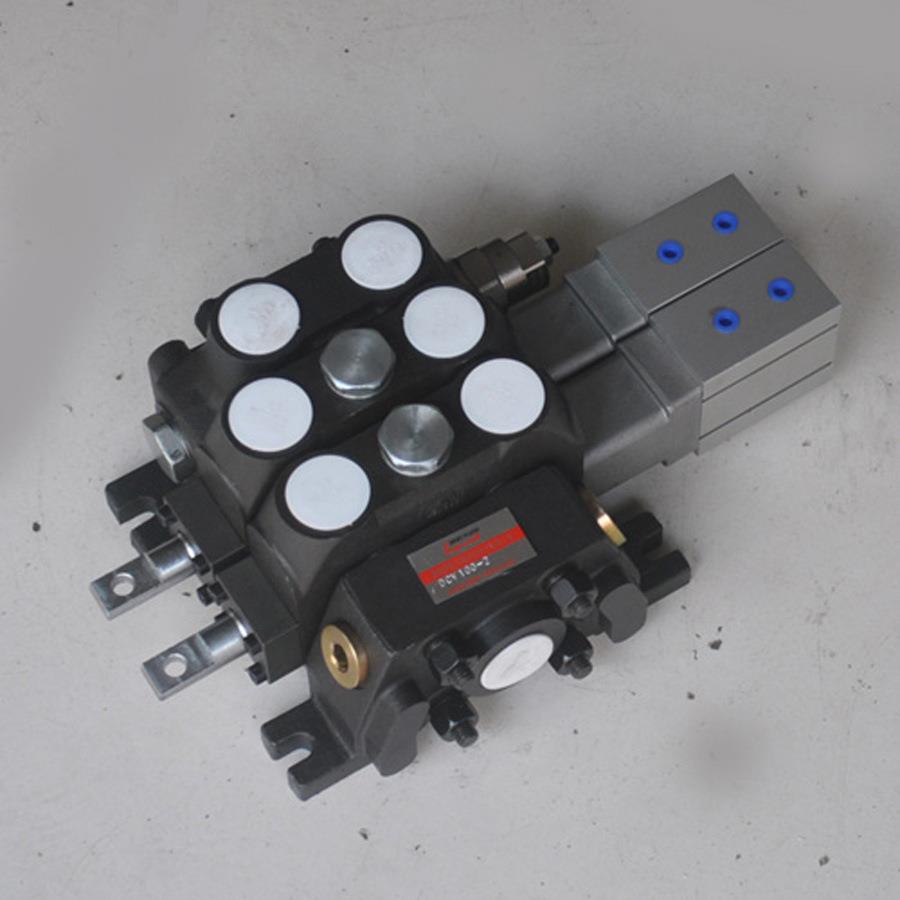 DCV110-4联拉臂钩气控整体多路阀（压力1.5.流量110L）