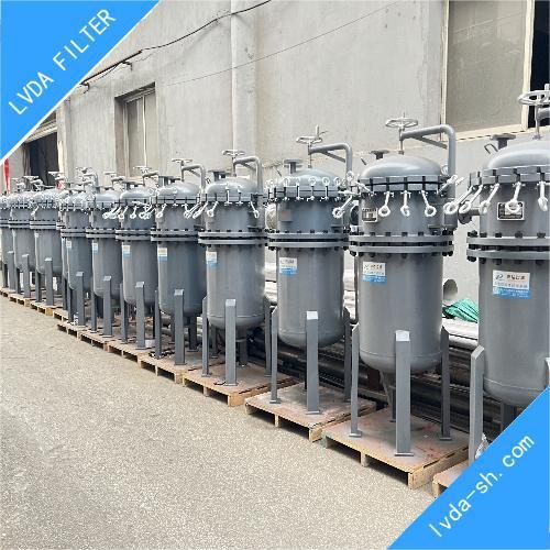 衬氟多袋式过滤器碳钢内防腐衬四氟PTFE喷涂F30,F40,PFA滚涂PP