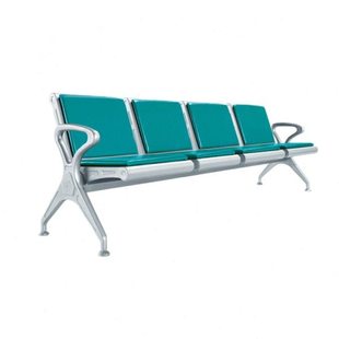 臻远 ZY-ST-JC23 绿色皮质排椅四人位 2305*675*800