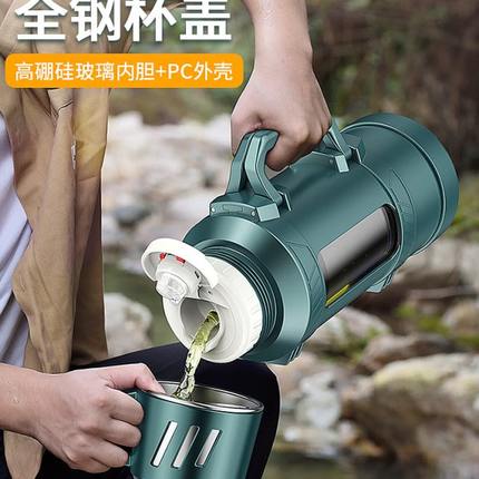 2000ml水杯大容量男士夏季运动防摔耐高温摔不烂玻璃杯子泡茶水壶