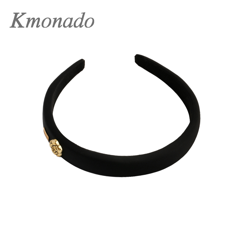 Kmonado复古高级感头饰高头颅压发头箍女洗脸箍山茶花小香风发箍