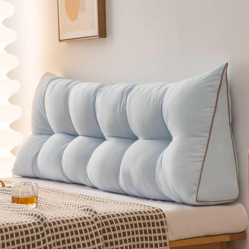 水洗棉三角靠背1.35儿童防撞床头软包靠垫四季款榻榻米床头长腰靠