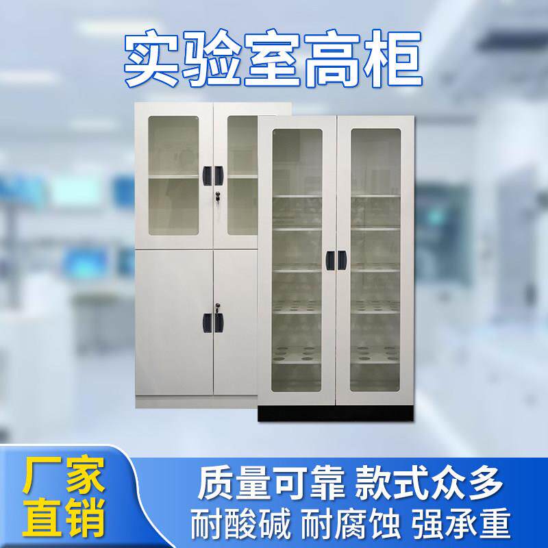 实验室PP酸碱柜药品柜器皿柜试剂柜化学品柜全钢铝木防腐蚀定制