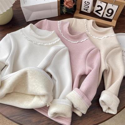 加绒内搭2024新款保暖上衣洋气