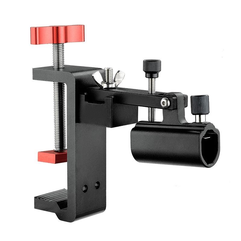 新款加厚抗风大夹距前置大物炮台座钓台炮台架铝合金钓鱼伞架支架