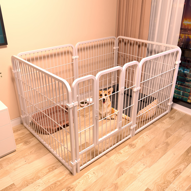 宠物狗狗围栏自由拼接护栏栅栏门室内狗窝中小型犬泰迪柯基狗笼子