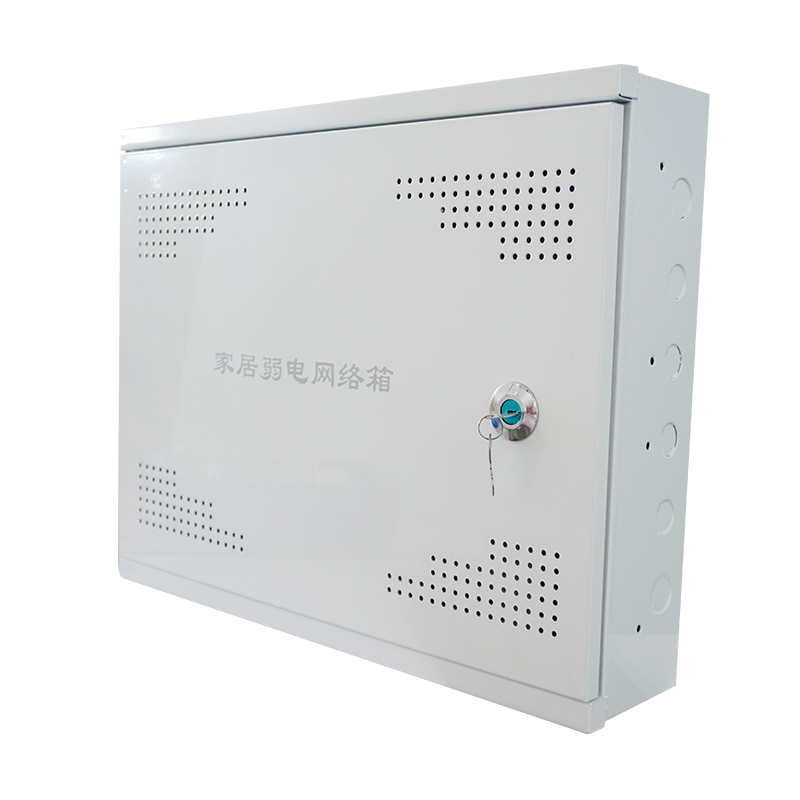 家用多媒体信息箱明装弱电箱500*400集线箱网络布线箱大号挂墙式