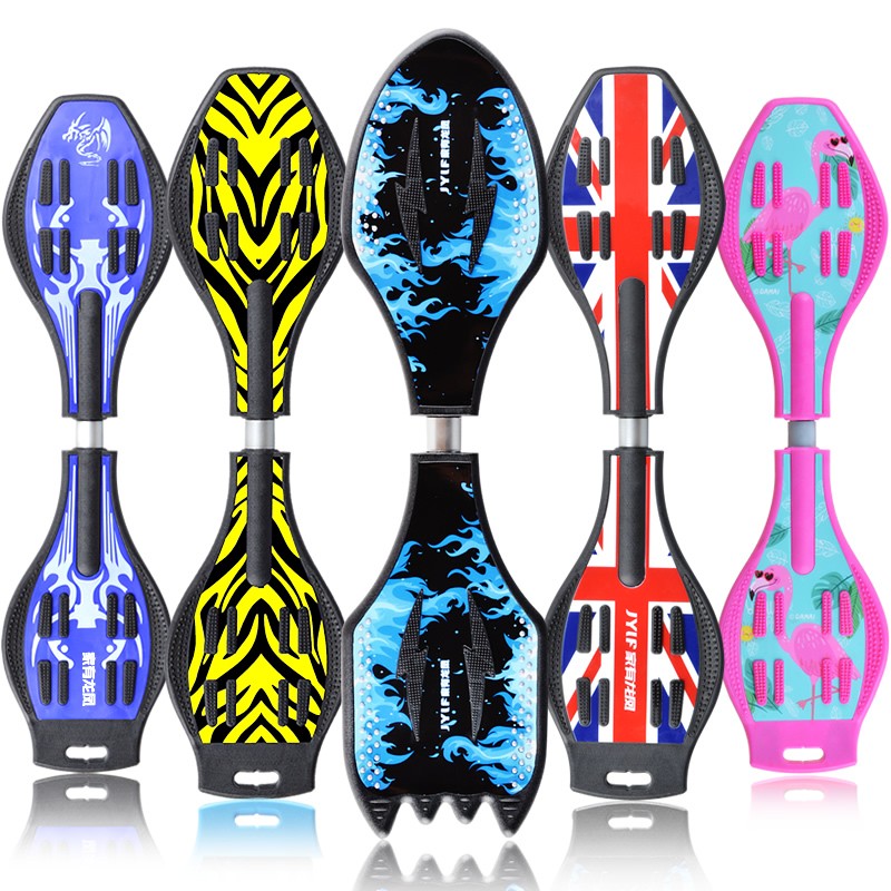 滑板车儿童6-8-14岁以上两轮2初学者活力板摇摆二轮游龙扭扭滑板