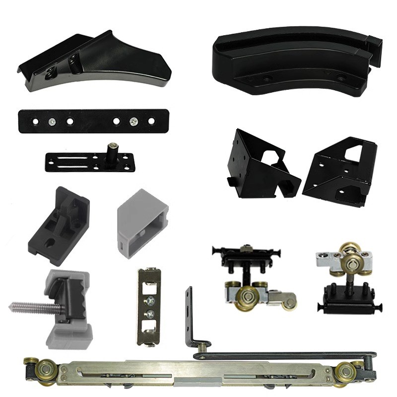 内推巴士门轨道电动平移门卧室浴室过道门导轨隐形门滑轨五金配件