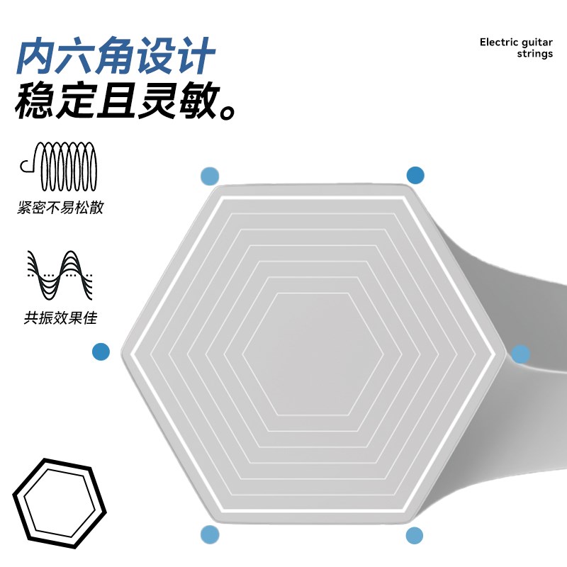 F耳福电吉他琴弦E00一套6根全套弦线1二弦单根防锈电吉他弦套装弦