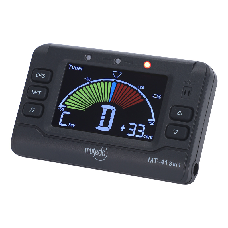 吉他调音器节拍器二合一尤克里里小提琴可充电古典民谣电吉他