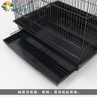 大型豪華鸚鵡籠玄鳳牡丹鷯八哥繁殖籠虎皮鳥籠子大號別墅超大 新款