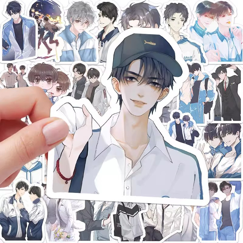 伪装学渣贴纸漫画周边谢俞贺朝