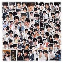 206张TF家族四代张桂源贴纸ins风高清照片装饰手机壳水杯防水贴画