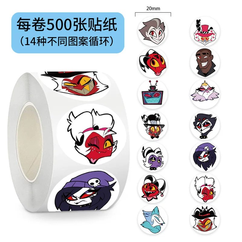2000贴Hazbin Hotel地狱客栈贴纸阿拉斯托夏莉卡通动漫手机装饰