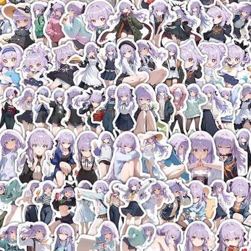 206张柊筱娅贴纸二次元日漫终结的炽天使女主人物周边卡通Q版装饰