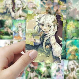 189原神小草神纳西妲贴纸ins爆款高颜值装饰手账手机桌面贴