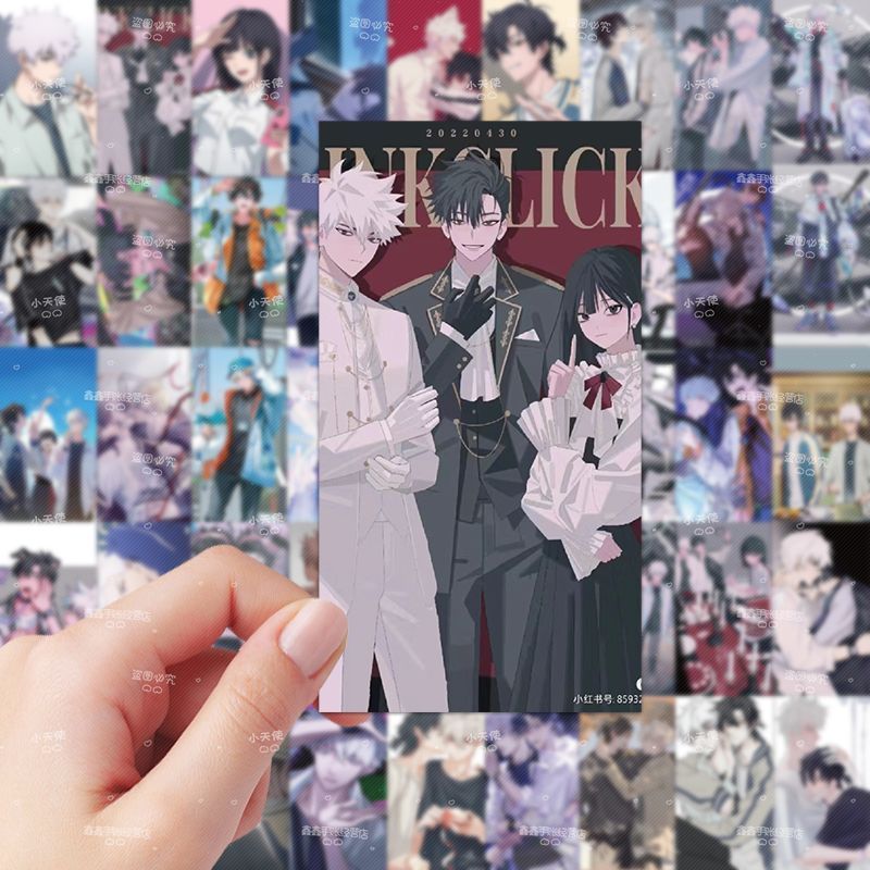 60张时光代理人动漫贴纸周边程小时ins乔苓DIY手机壳装饰二次元