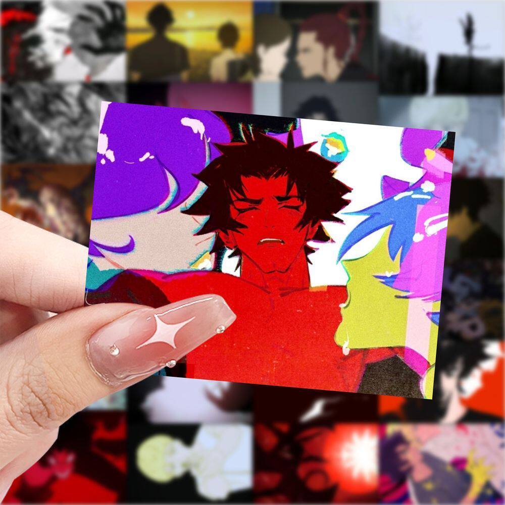 252贴恶魔人哭泣之子贴纸动漫高颜值手机壳装饰防水笔记本diy手账