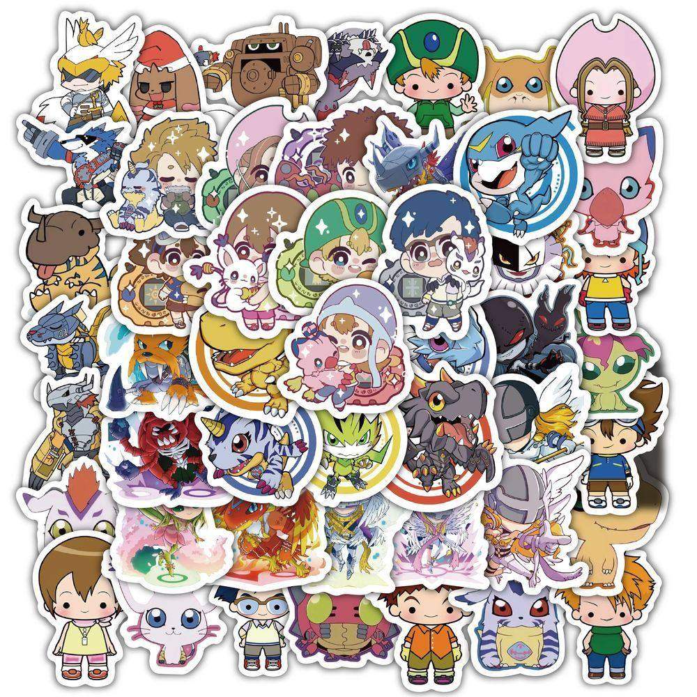 120张数码宝贝贴纸太一黑球兽亚古兽卡通动画周边手机行李箱装饰,文具电教/文化用品/商务用品,贴纸/立体贴纸,淘宝优惠券,粉丝福利购,淘宝优惠卷