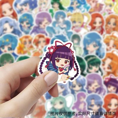 新款Q版人鱼的旋律贴纸卡通可爱动漫周边笔记本手机手账装饰贴画